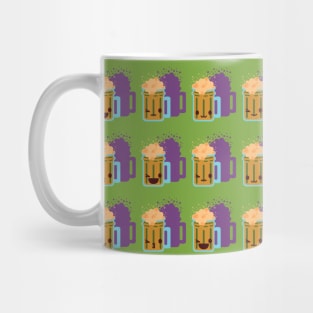 Cute Emoji Beer Pattern Mug